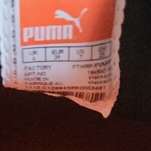Puma soccer Evertrack- ⚽️tread. Black and Orange